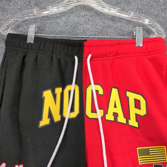 Brooklyn Cloth The Knit Short Mens Size M Red Black No Cap #21 Graphic Logo - Picture 6 of 13